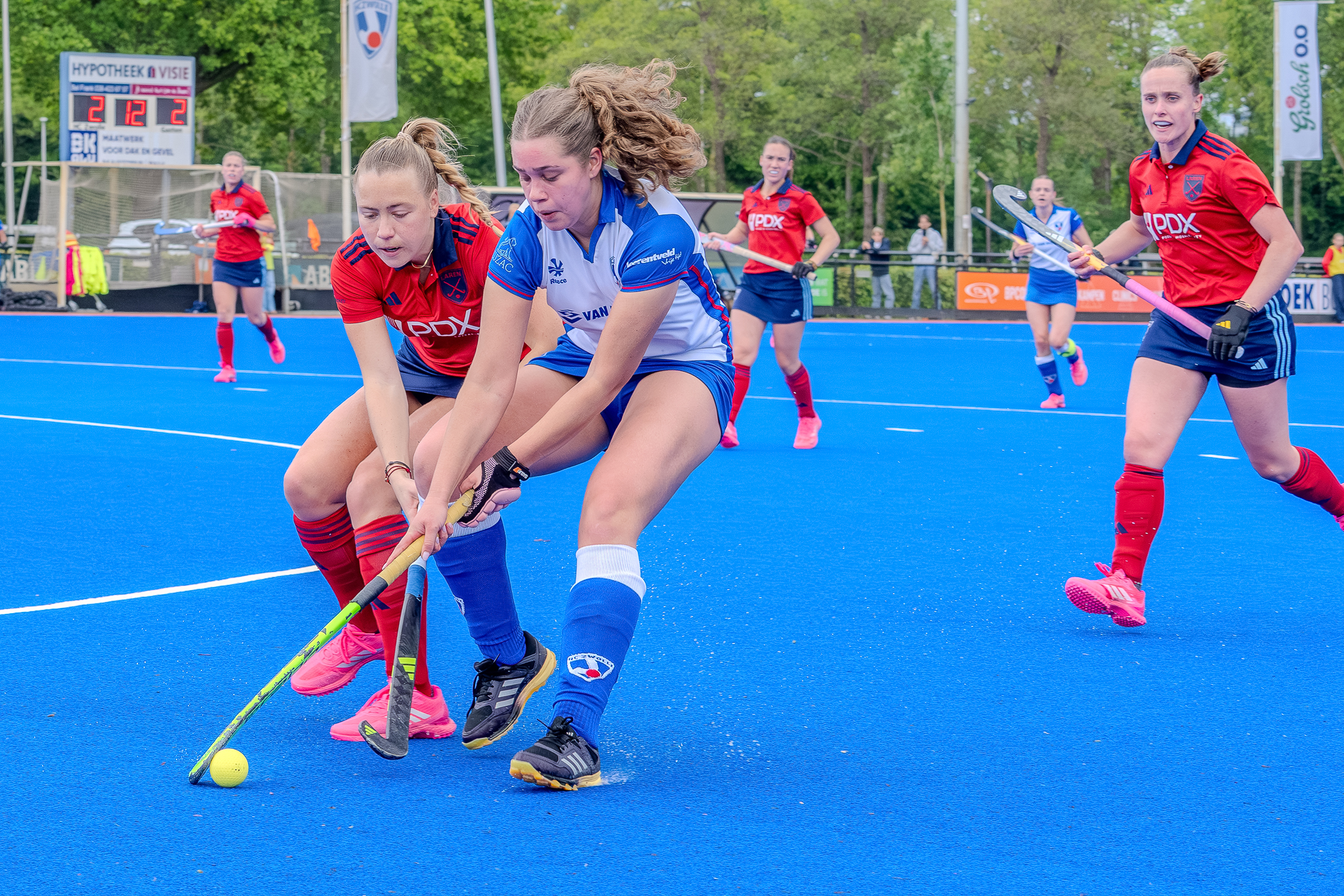 Zwolse hockeyvrouwen strijden tot het einde, maar verliezen nipt van Laren