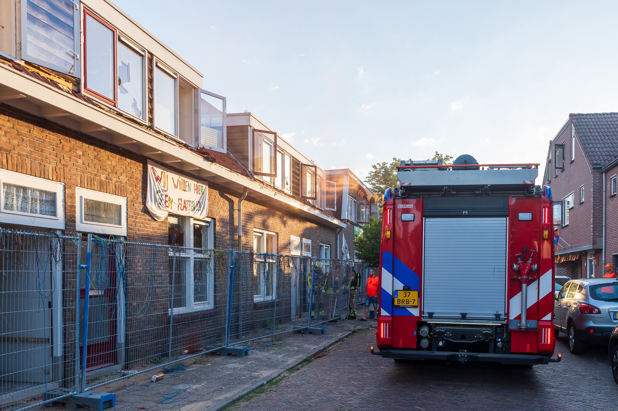 Grote brand in Indische Buurt