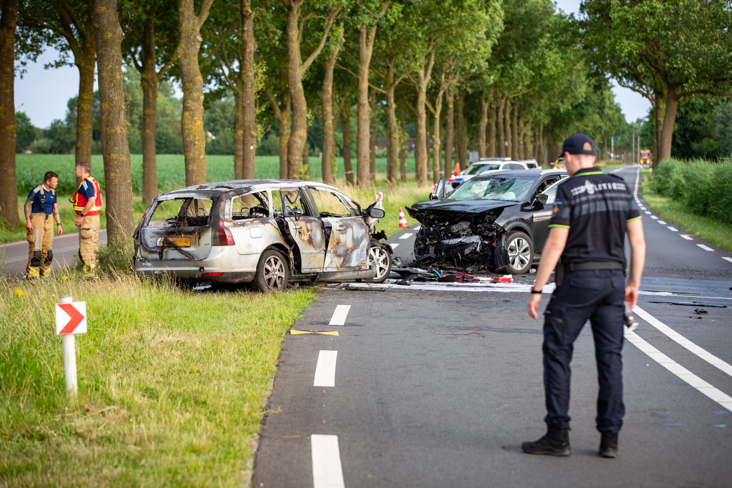 Omgekomen bestuurder na frontale botsing is 51-jarige man uit Wijhe