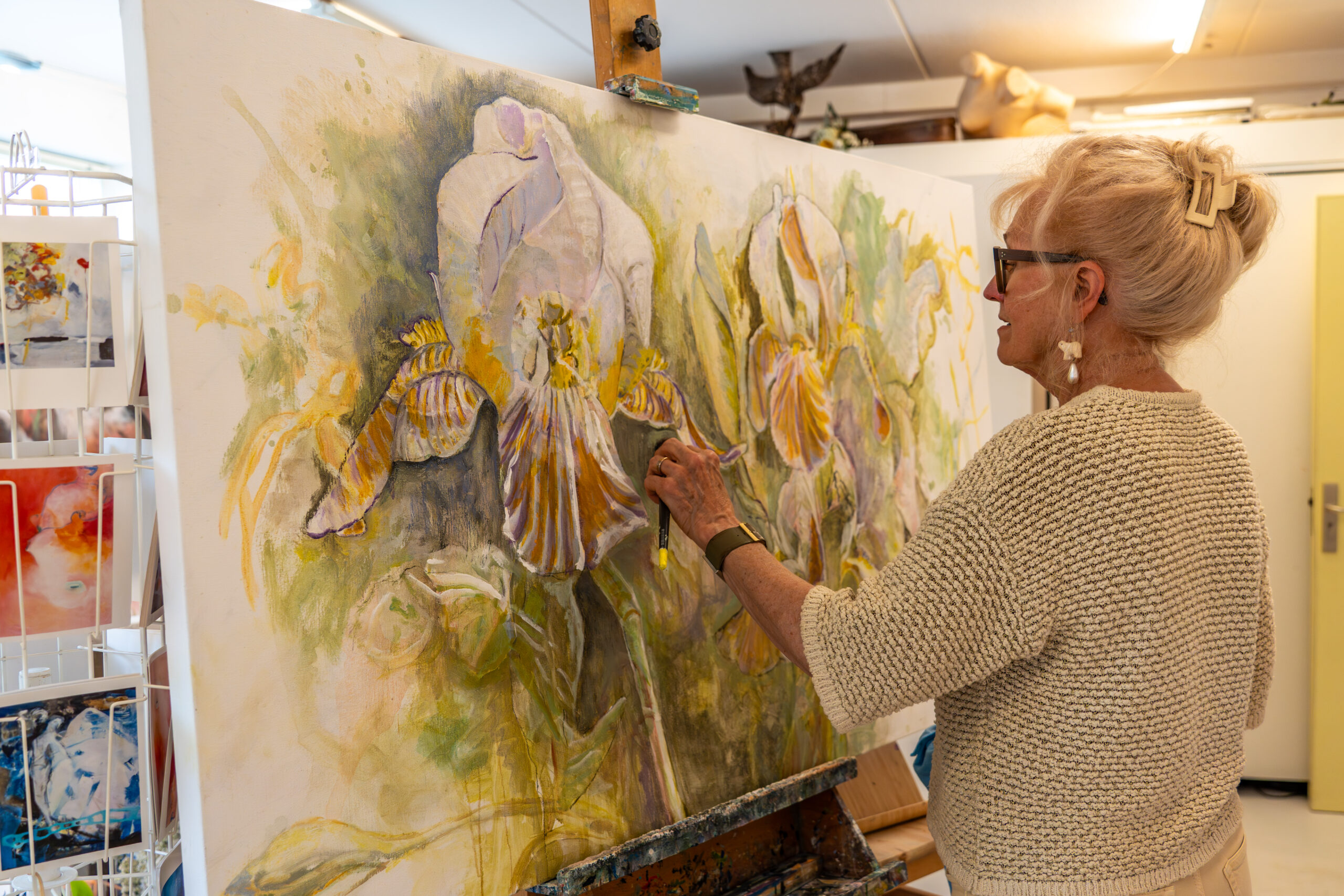 Zwolse kunstenaars laten bezoekers meekijken in hun atelier