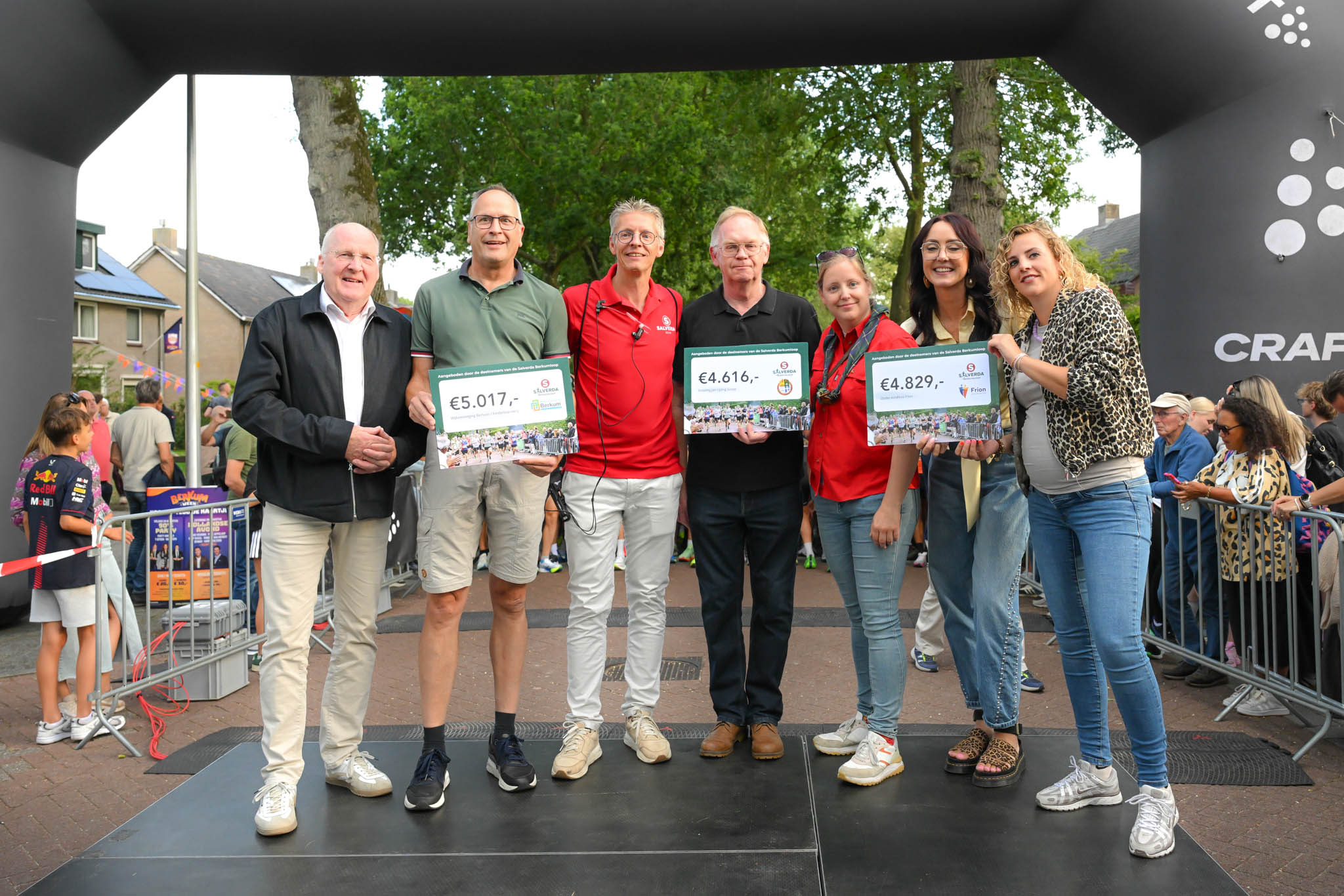 Berkumloop brengt ruim 14.000 euro op voor drie goede doelen