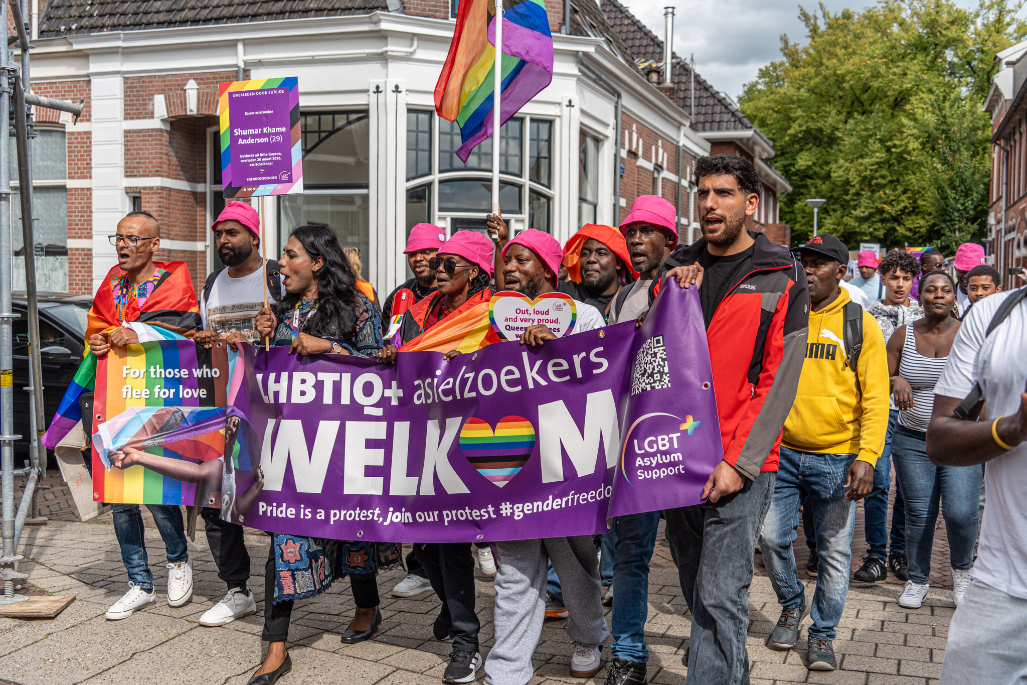 Pride Mars trekt door Assendorp naar binnenstad