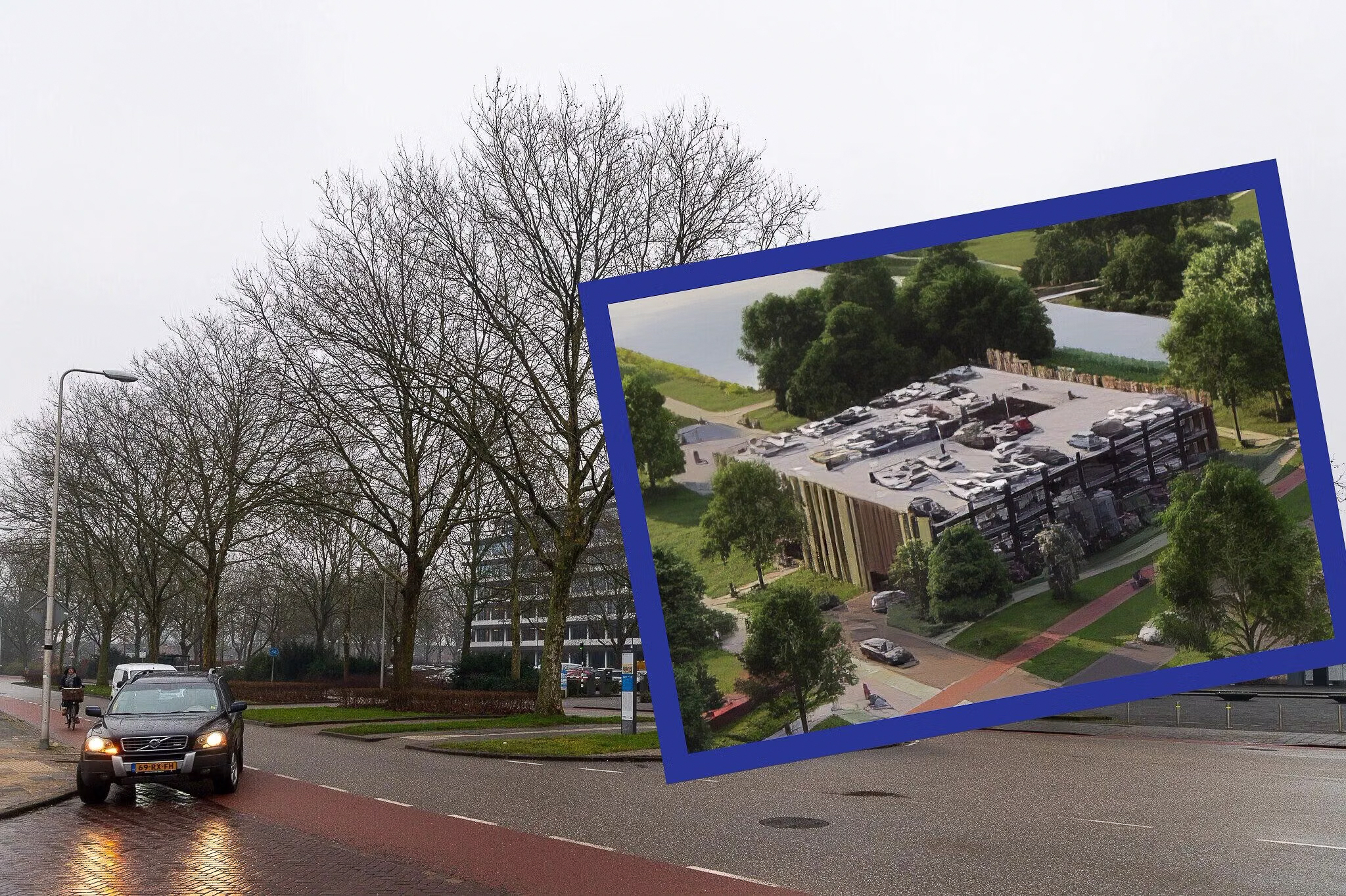 Zwolse natuurclubs willen heroverweging plannen voor parkeren onder Luttenbergstraat en parkeergarage in stadspark