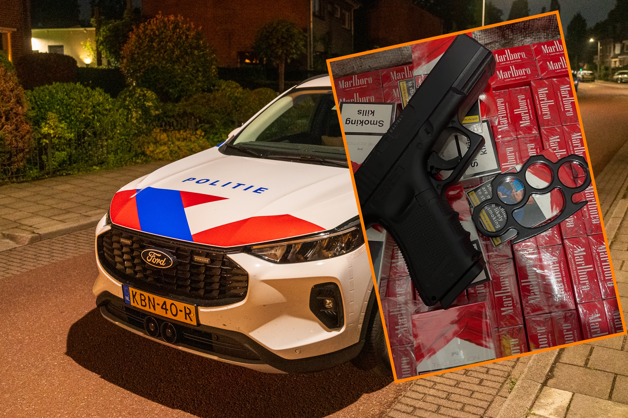 Illegale sigaretten en wapens gevonden in woning in Westenholte