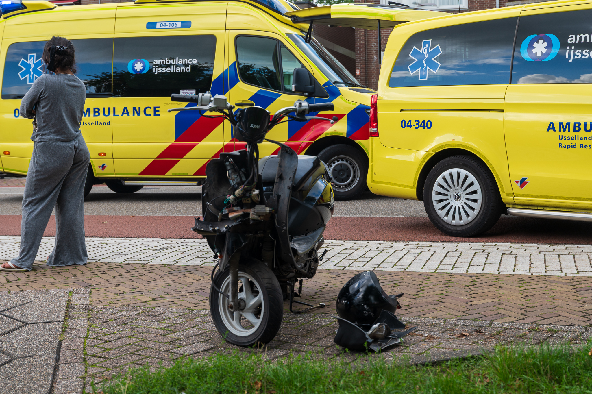 Minderjarige scooterrijder weigert bloedproef na botsing op Hanekamp