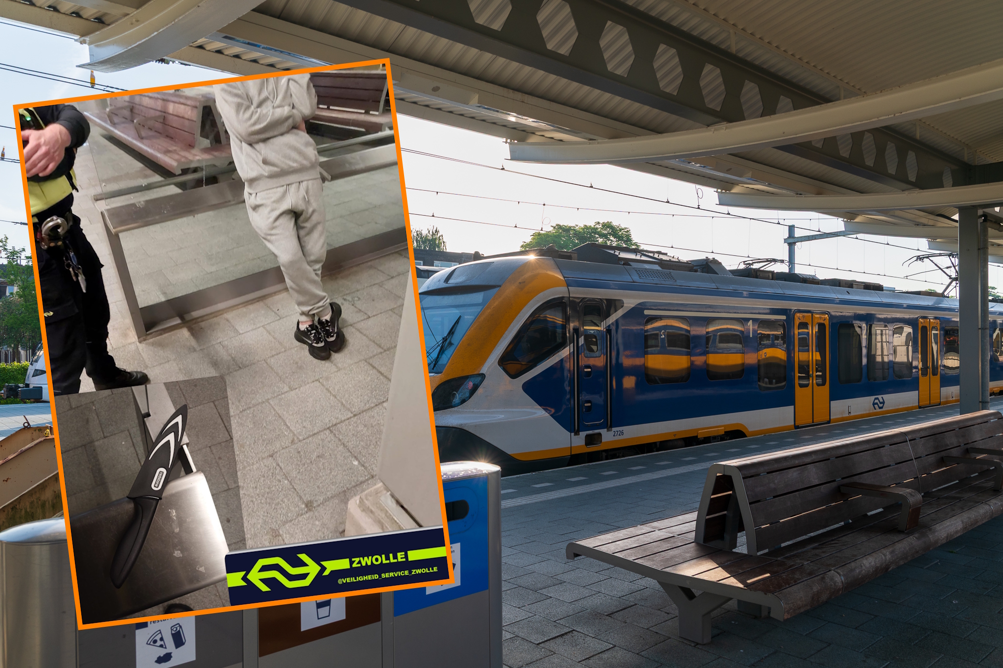 Jongen zonder kaartje blijkt koksmes op zak te hebben in trein naar Zwolle